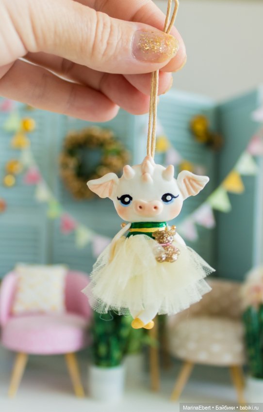 Дракошка Эмми — Лепка авторских игрушек и папье (фото 3)