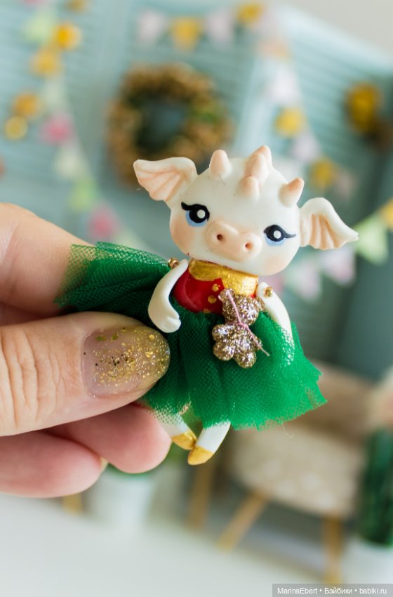 Дракошка Лизи — Лепка авторских игрушек и папье (фото 3)
