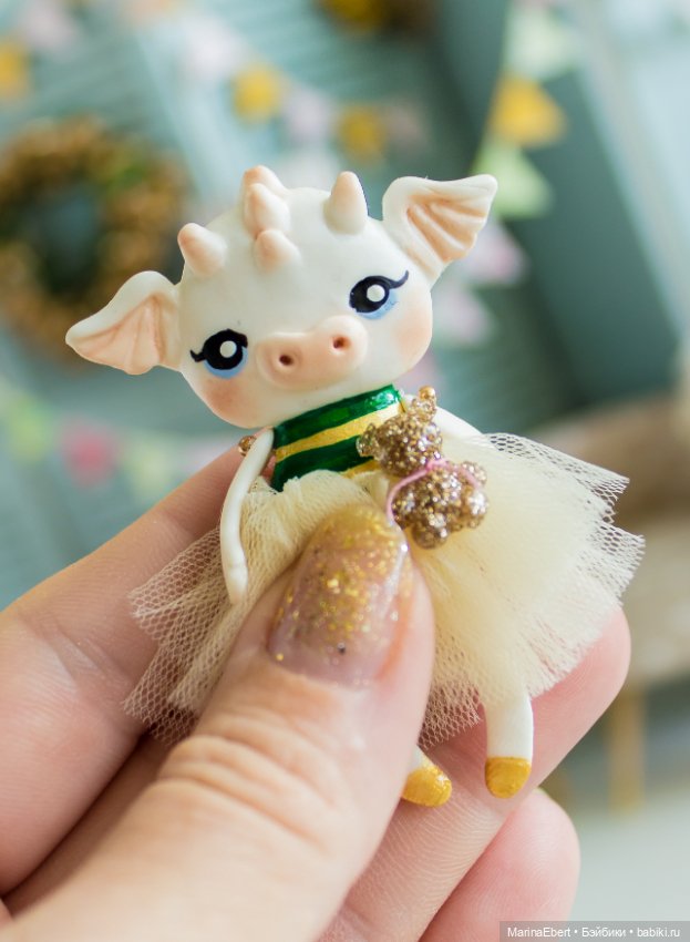 Дракошка Эмми — Лепка авторских игрушек и папье (фото 7)