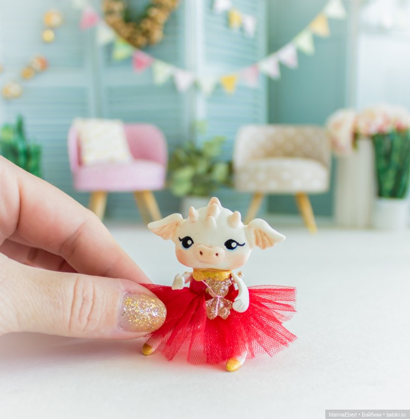 Дракошка Вэлари — Лепка авторских игрушек и папье (фото 8)
