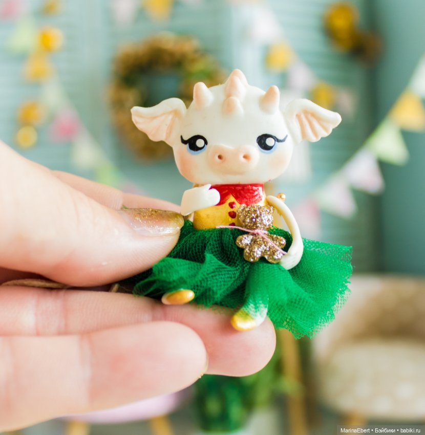 Дракошка Марина — Лепка авторских игрушек и папье (фото 6)