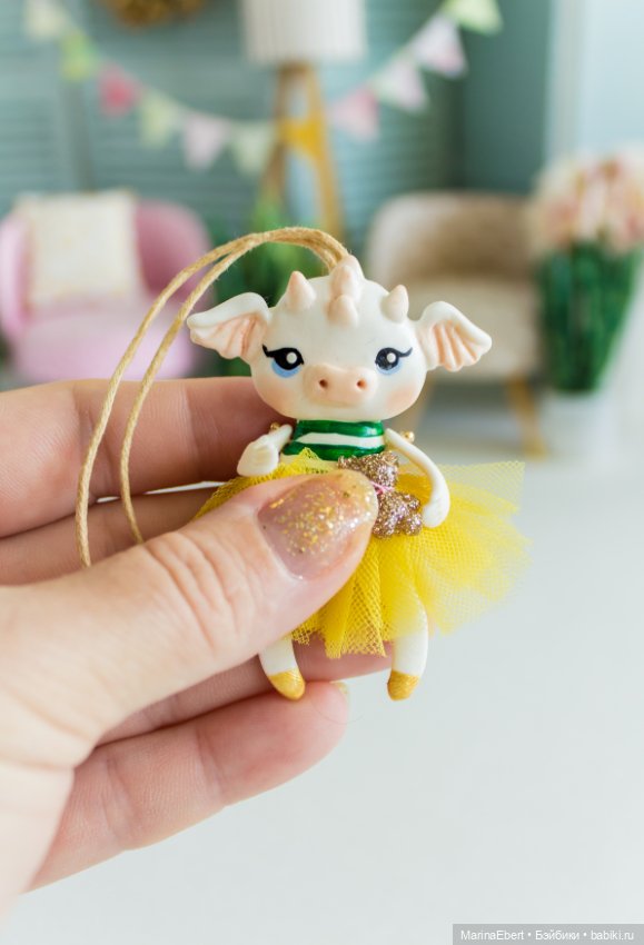 Дракошка Лори — Лепка авторских игрушек и папье (фото 8)