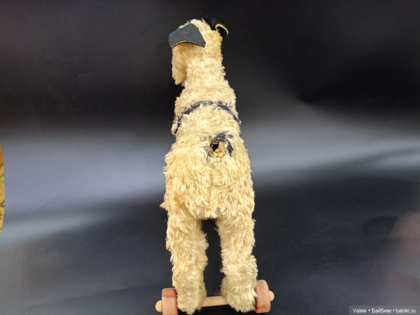 Собака на колёсиках, ГДР — Игрушки СССР и советского детства: резиновые (фото 3)