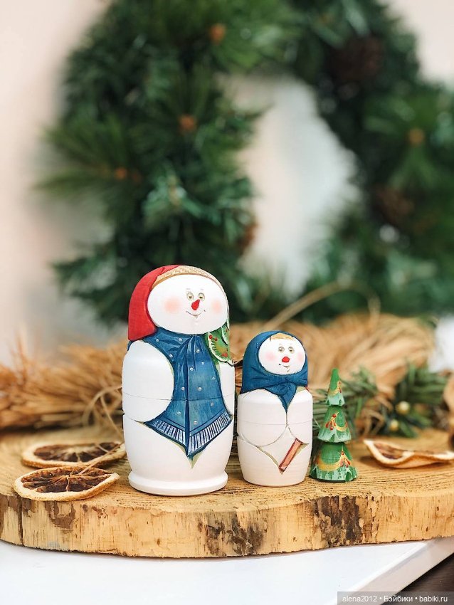 Невероятные матрёшки к Новому Году! Подарите себе праздник
