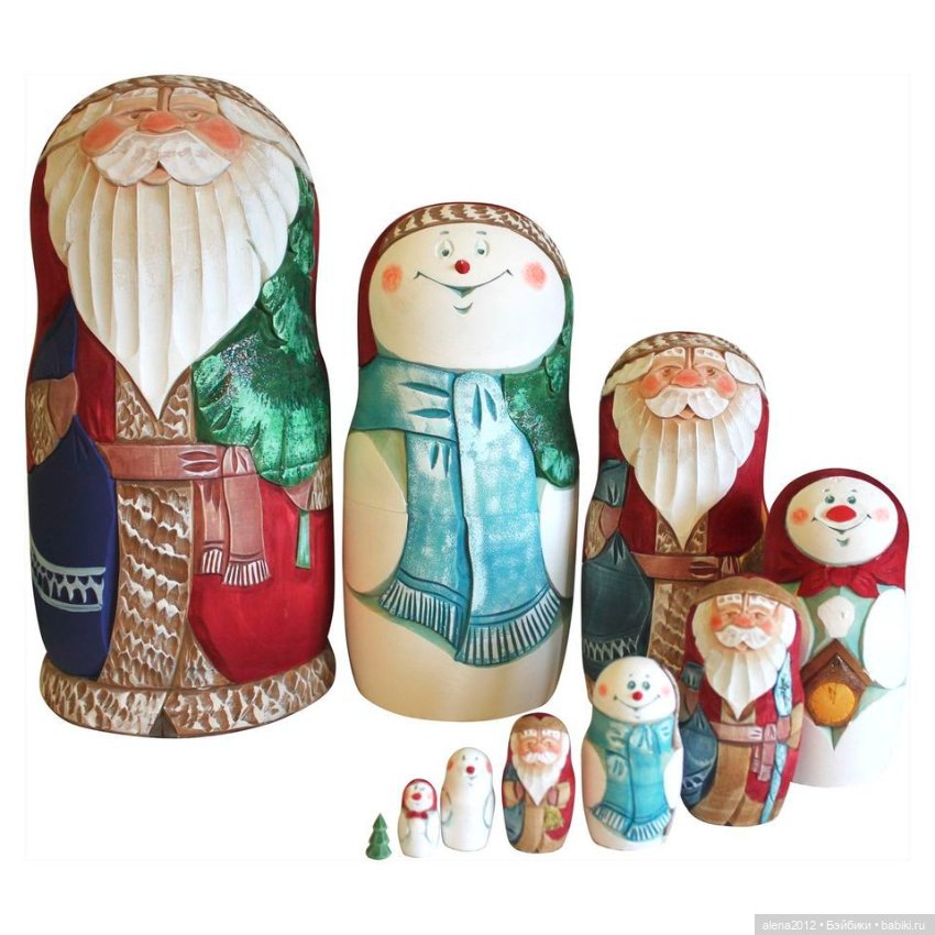 Невероятные матрёшки к Новому Году! Подарите себе праздник