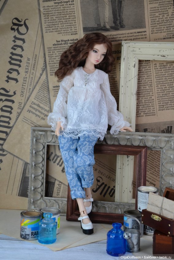 Альбомы с выкройками для кукол. Альбом №3 Куклы Sevlana Dolls, Ptichka Art (фото 8)