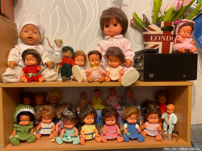 Мои малыши — Коллекции игровых кукол (Playline): фото полок (фото 3)