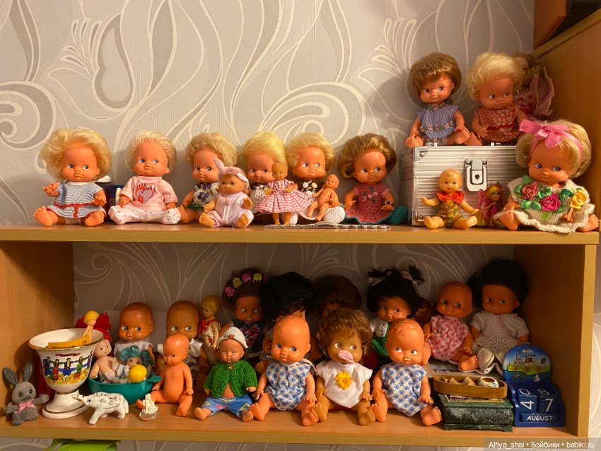 Мои малыши — Коллекции игровых кукол (Playline): фото полок