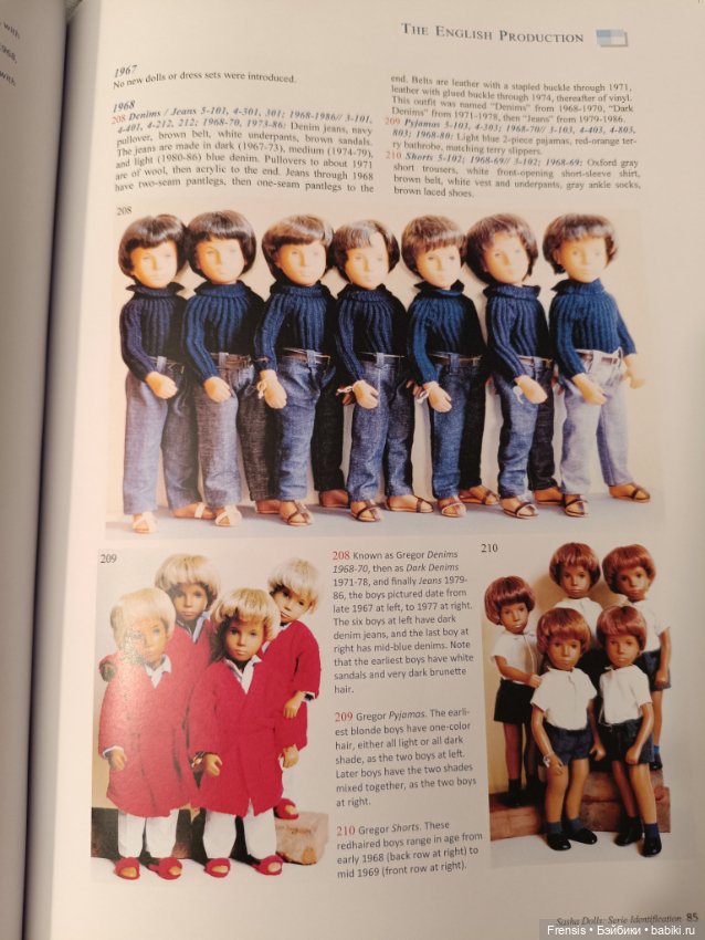 Саша Моргенталер Sasha Doll - идентификация кукол часть 3 Trendon