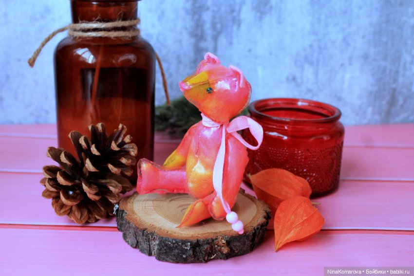 Мишка Тедди из ПВХ-пленки (фото 4)