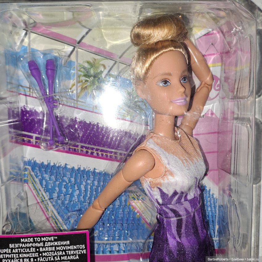 Barbie rhythmic gymnast. Барби безграничное движение ритмичная гимнастка (фото 8)