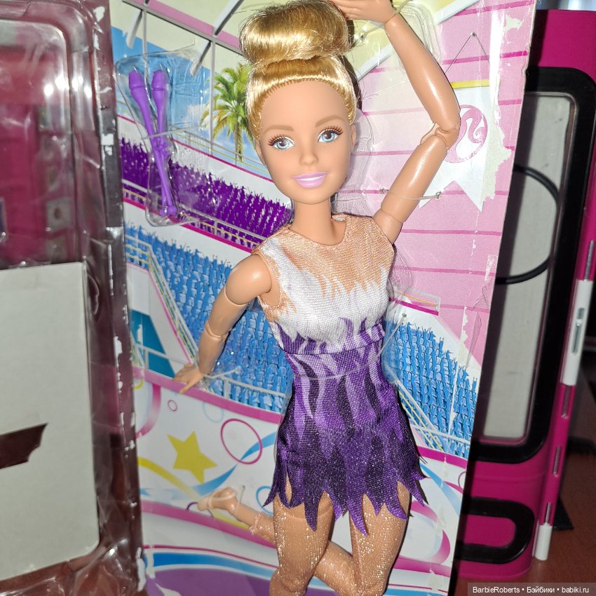 Barbie rhythmic gymnast. Барби безграничное движение ритмичная гимнастка (фото 10)