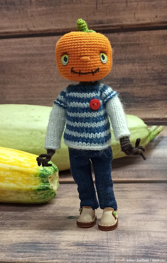 Тыквёнок Пак — Вязаные игрушки и амигуруми: крючком (фото 4)