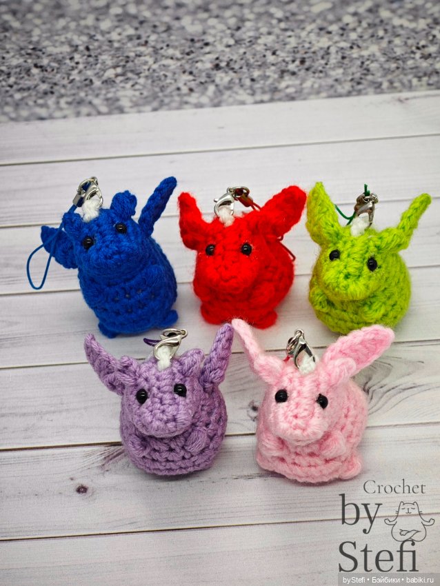 Цветастые дракошки — Вязаные игрушки и амигуруми: крючком (фото 3)