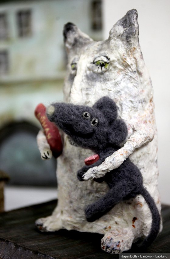 "Друг познается в еде" на выставке "Куклы с характером. Четвертая высота" (фото 7)