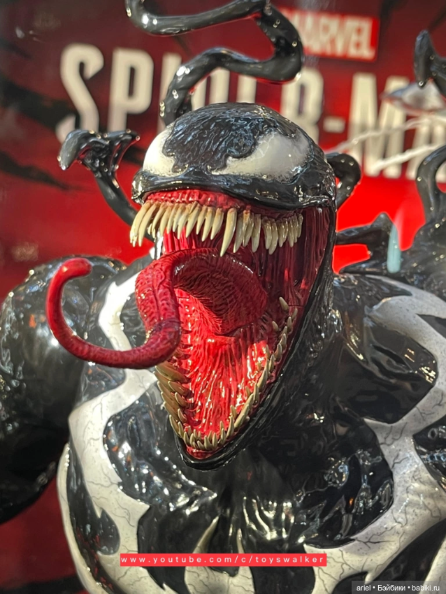 Прототип фигурки Венома от Hot Toys, посвящённой выходу игры "Marvel’s Spider-Man 2" (фото 6)