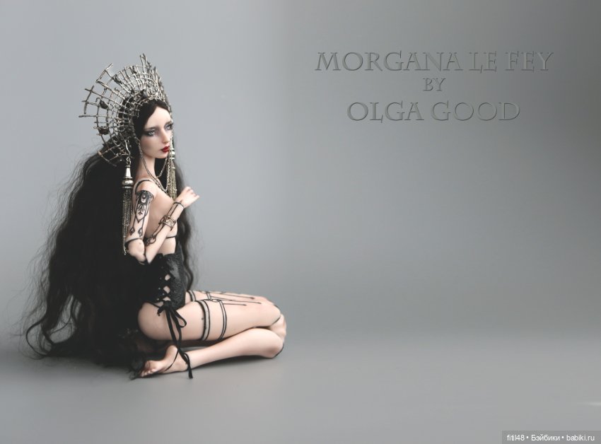 Авторские куклы Гудилиной Ольги - Часть вторая - Моргана (фото 3)