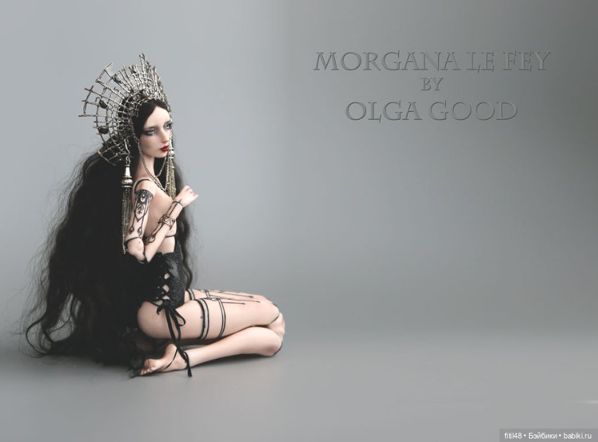 Авторские куклы Гудилиной Ольги - Часть вторая - Моргана (фото 9)