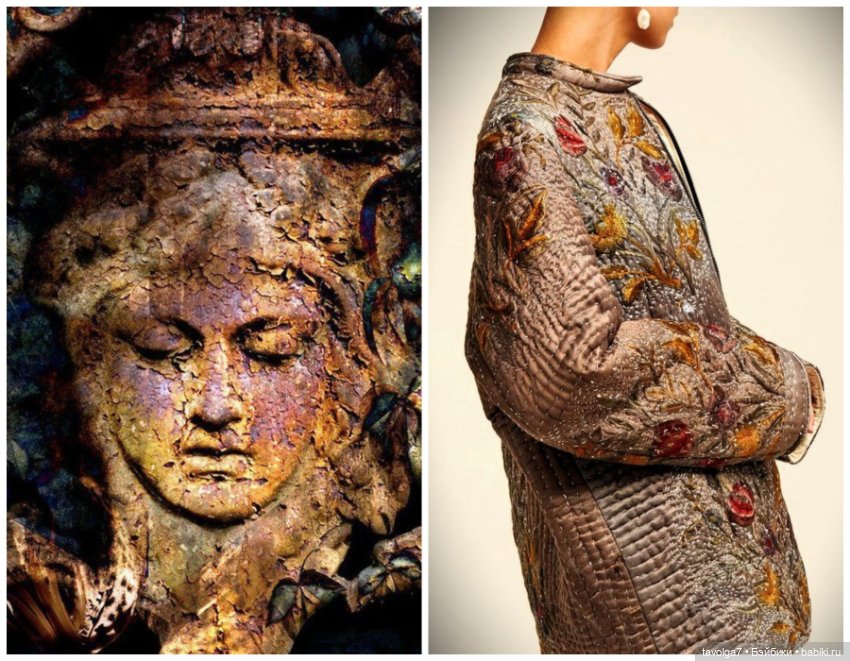 Патина, ржавчина, вышивка и экопринт