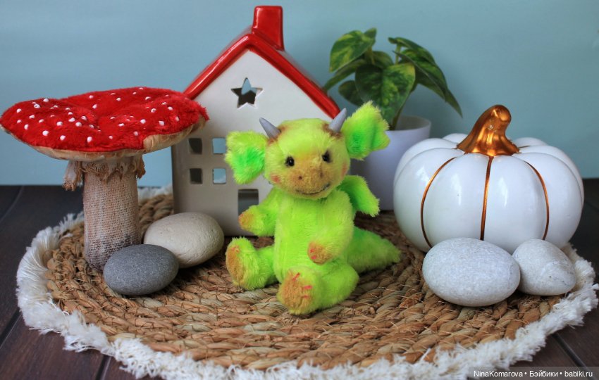 Дракончик Гек — Авторские мишки Тедди и друзья: фото