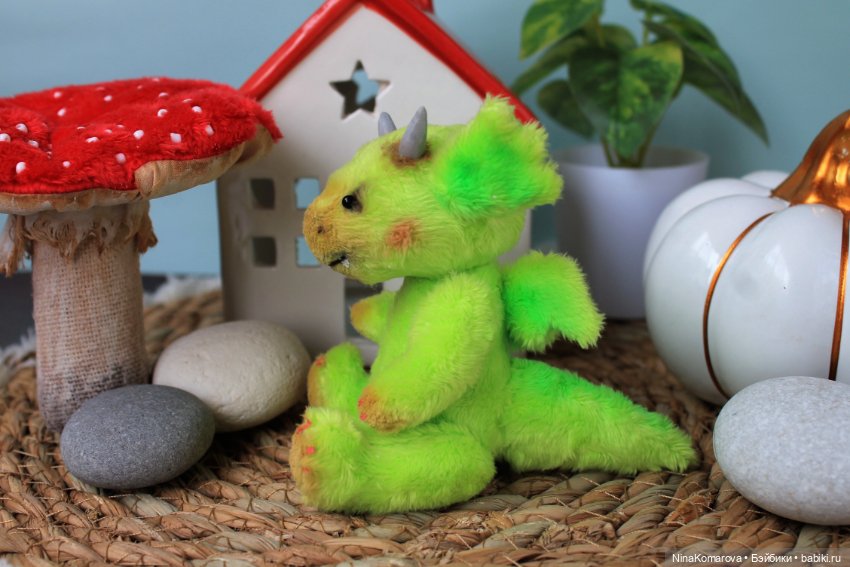 Дракончик Гек — Авторские мишки Тедди и друзья: фото (фото 2)