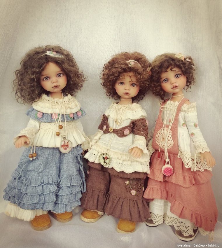 Настя, Ксюша и Анютка, ООАК (фото 10)