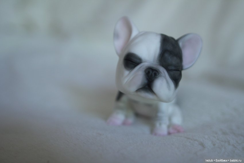 С сегодняшнего дня начался предзаказ на моего шарнирного щенка фрацузского бульдога