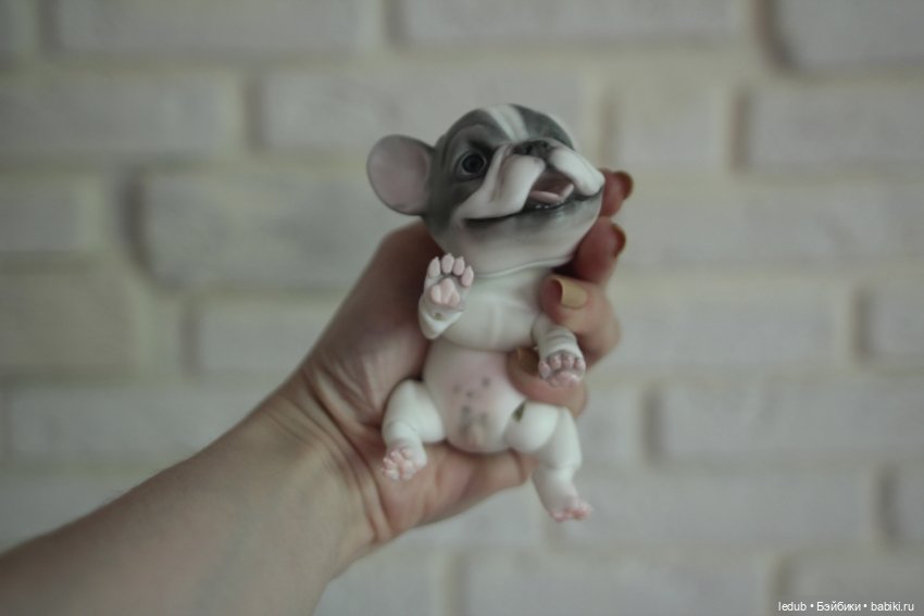 С сегодняшнего дня начался предзаказ на моего шарнирного щенка фрацузского бульдога