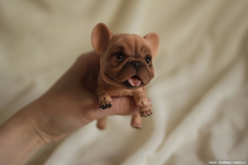 С сегодняшнего дня начался предзаказ на моего шарнирного щенка фрацузского бульдога (фото 6)