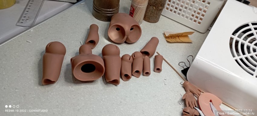 О чем молчат куклы — Авторские шарнирные куклы своими руками: лепка (фото 7)