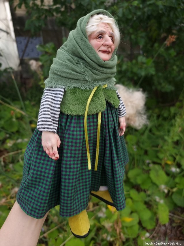 Дедуля для моей бабули — Авторские шарнирные куклы своими руками: лепка