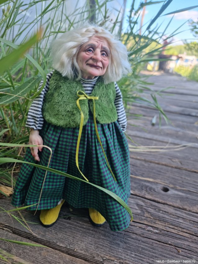 Дедуля для моей бабули — Авторские шарнирные куклы своими руками: лепка