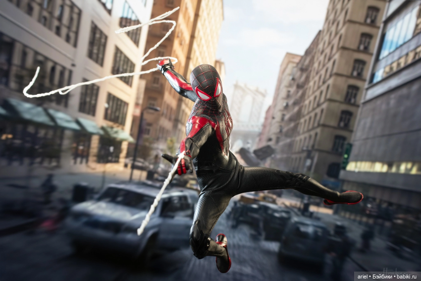 Эксклюзивная фигурка Майлза Моралеса от Hot Toys по игре "Marvel’s Spider-Man 2" (фото 6)