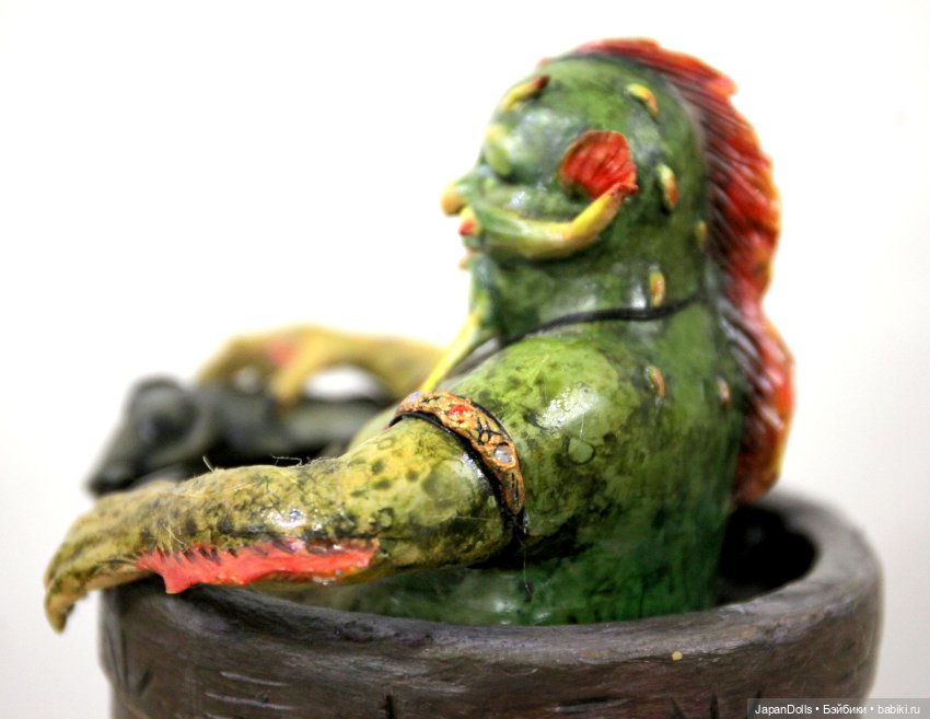 "Водяной" на выставке "Куклы с характером. Четвертая высота" (фото 7)