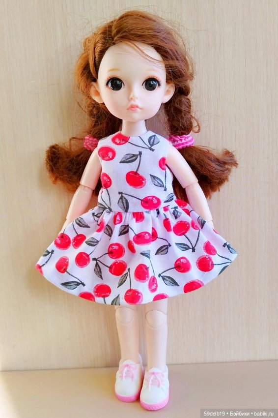 Бесплатная выкройка платья для шарнирной куклы 30 см (не БЖД) (фото 2)