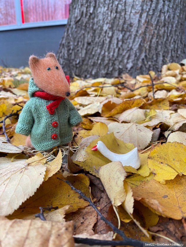 Золотая осень Луки — Авторские мишки Тедди и друзья: фото (фото 4)