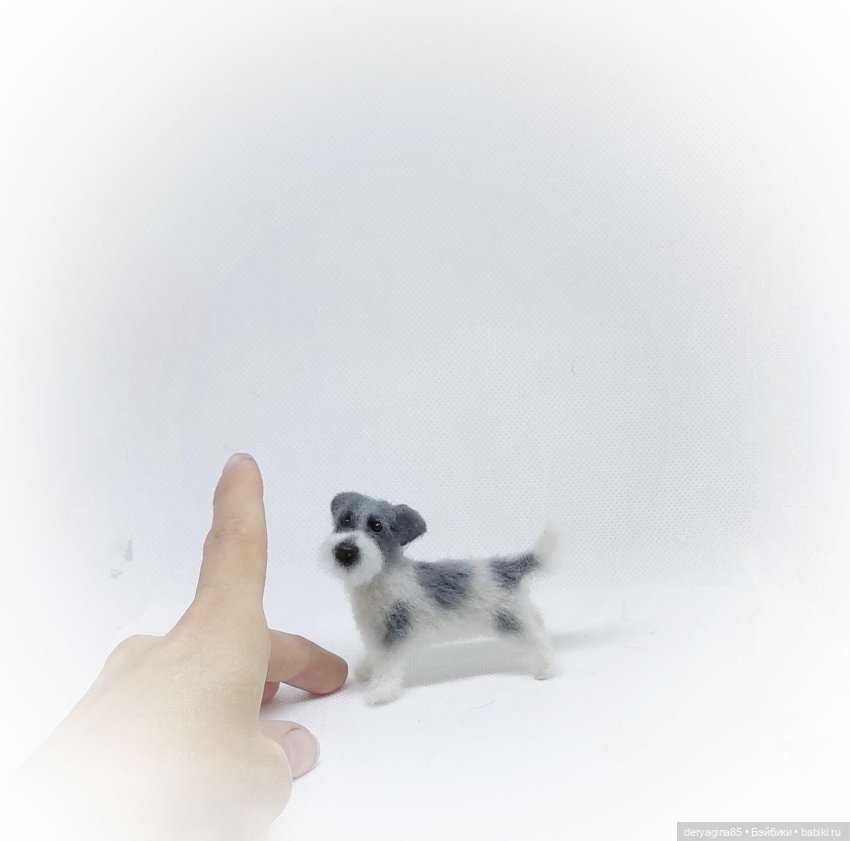 Дворняжка — Валяные игрушки из шерсти: сухое валяние (фото 2)