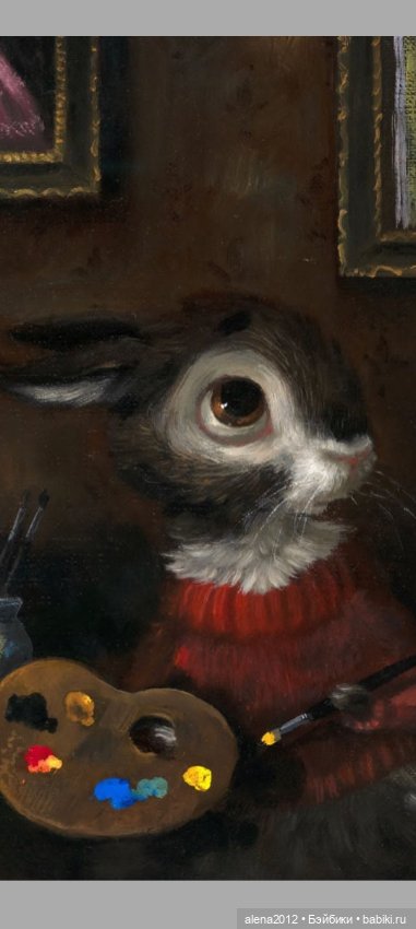 Потрясающие звери c говорящими глазами на картинах Alina Shriver