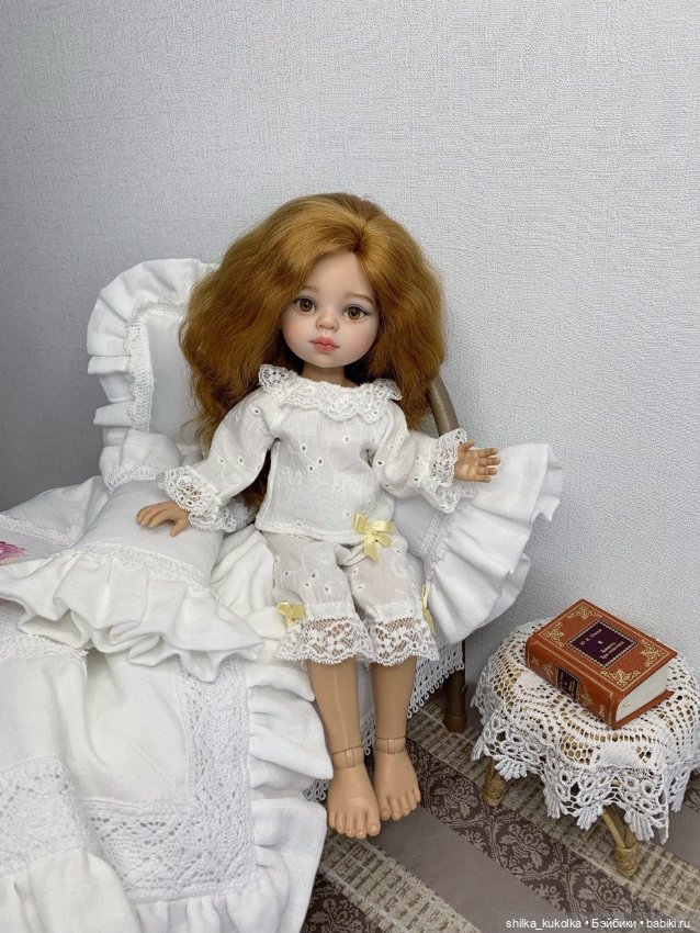 Кукольная постель в стиле прованс (фото 6)