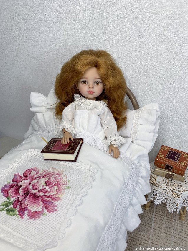 Кукольная постель в стиле прованс (фото 4)