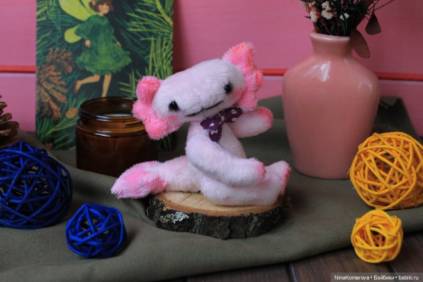 Малыш тедди Аксолотль — Авторские мишки Тедди и друзья: фото (фото 2)