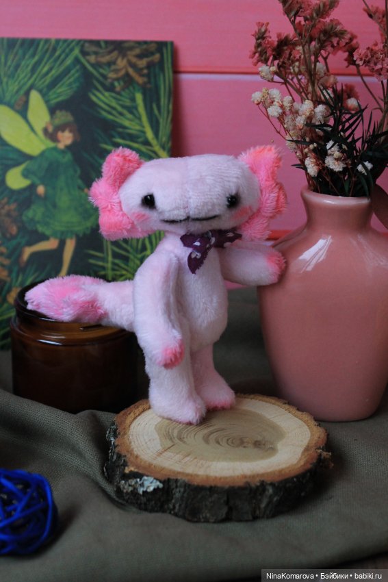 Малыш тедди Аксолотль — Авторские мишки Тедди и друзья: фото (фото 3)