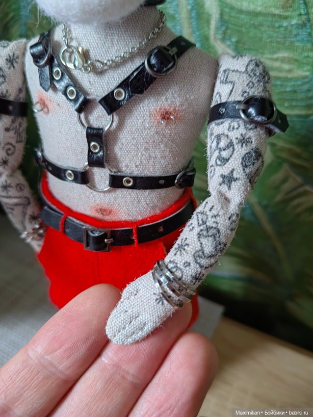 Санта с характером — Авторские текстильные куклы: Вальдорфские (фото 8)