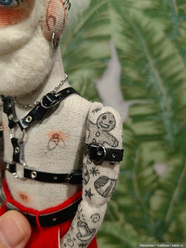 Санта с характером — Авторские текстильные куклы: Вальдорфские (фото 9)