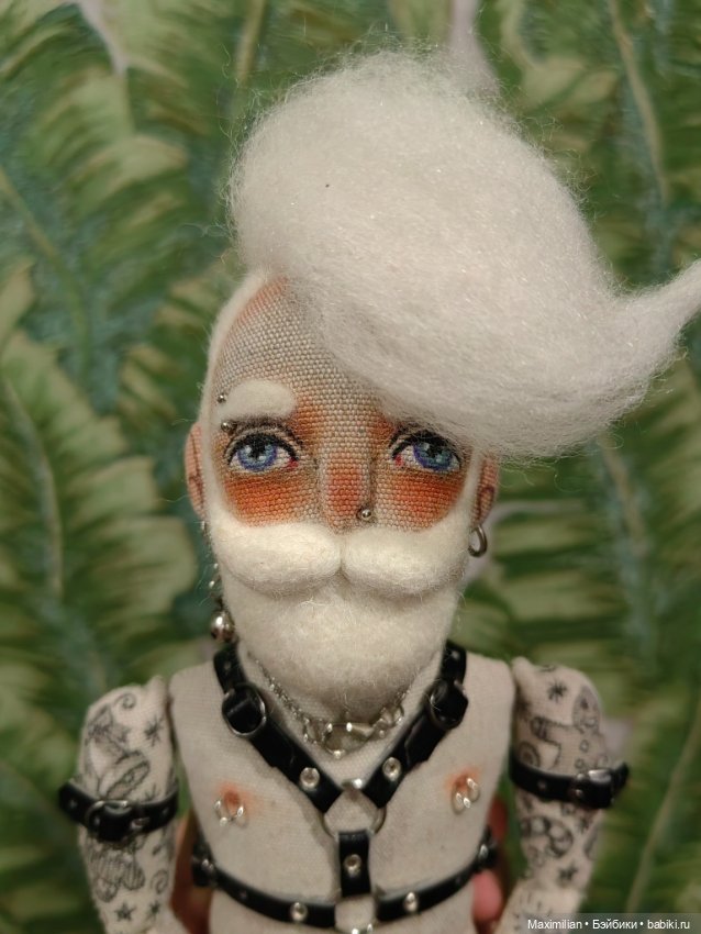 Санта с характером — Авторские текстильные куклы: Вальдорфские