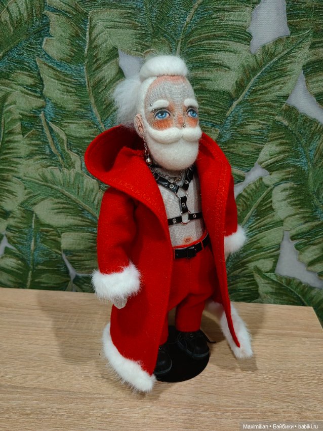 Санта с характером — Авторские текстильные куклы: Вальдорфские