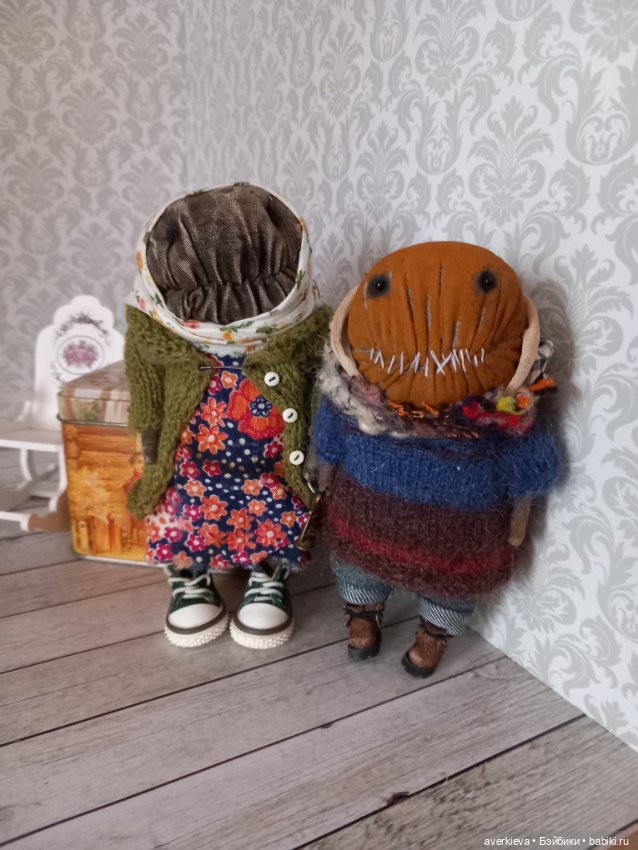 Тряпики - Тыквик приехал — Домашние фото авторских игрушек: Тедди (фото 6)