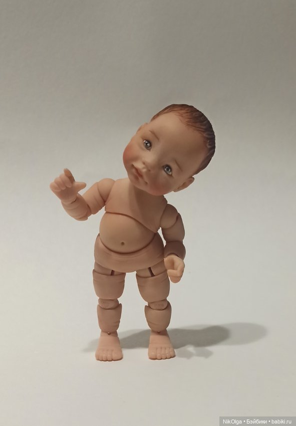 Новая Маленькая Булочка — Авторские шарнирные куклы своими руками: лепка (фото 5)