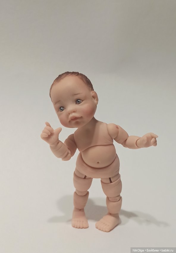 Новая Маленькая Булочка — Авторские шарнирные куклы своими руками: лепка (фото 7)