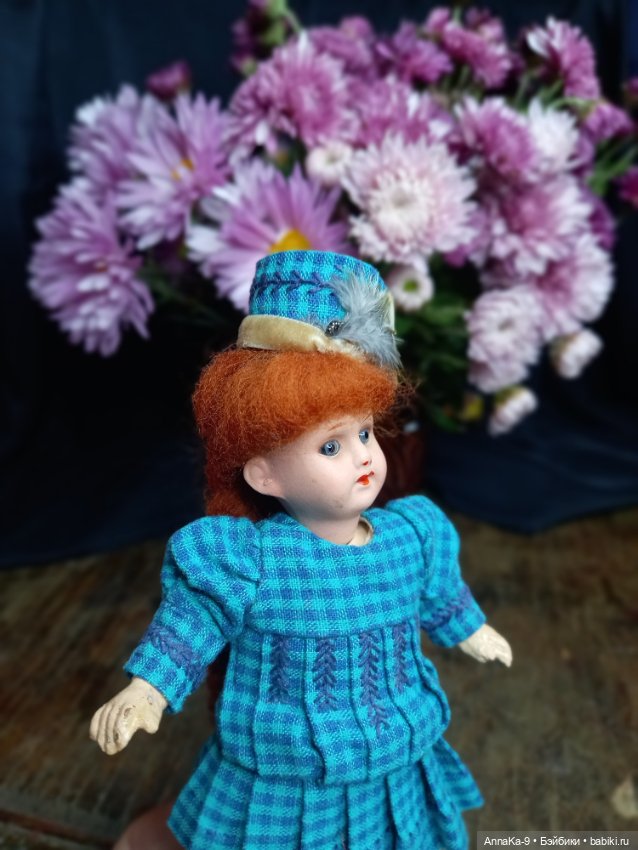 Шляпки и боннеты — Антикварные куклы Mignonette (Миньонетта): карманные